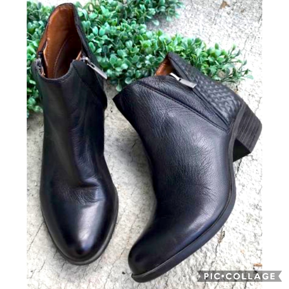 Lucky Brand Black Leather Brenon Bootie 7.5